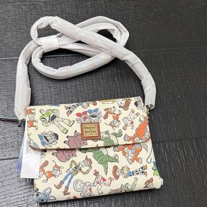 Dooney & Bourke Cream Multi Toy Story Crossbody